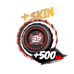สกินอาวุธ Exclusive Top spender + กาชา 500 EA
